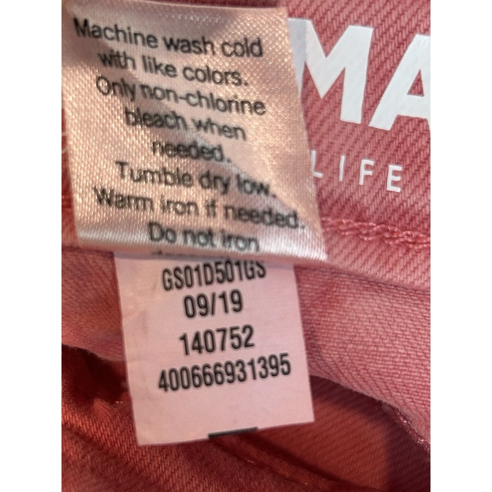 Sonoma Bermuda Shorts Girl's 10 Regular Coral Adjustable Waist NWT - Picture 8 of 8